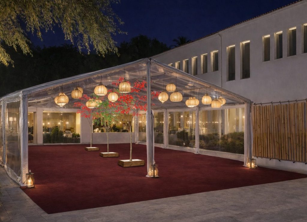 Ambientación japonesa para evento gastronómico Alfonso Mira